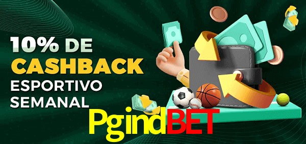 10% de bônus de cashback na Pgindbet